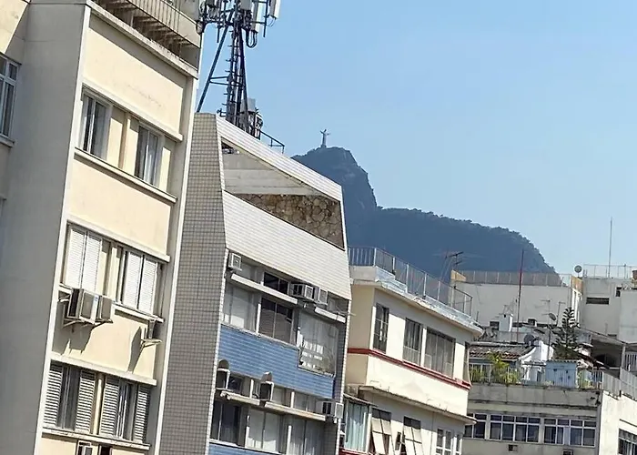 Quarto E Sala Vista Cristo E Mar De Copacabana